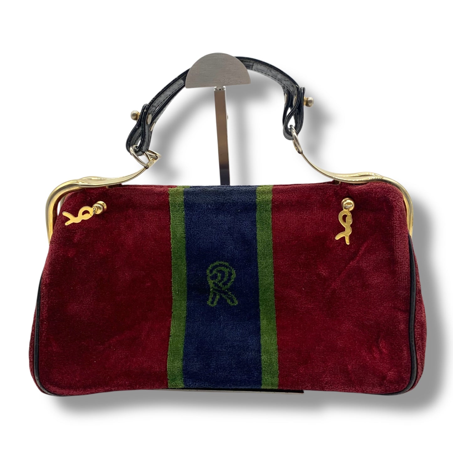Roberta Camerino handbag with clasp closure