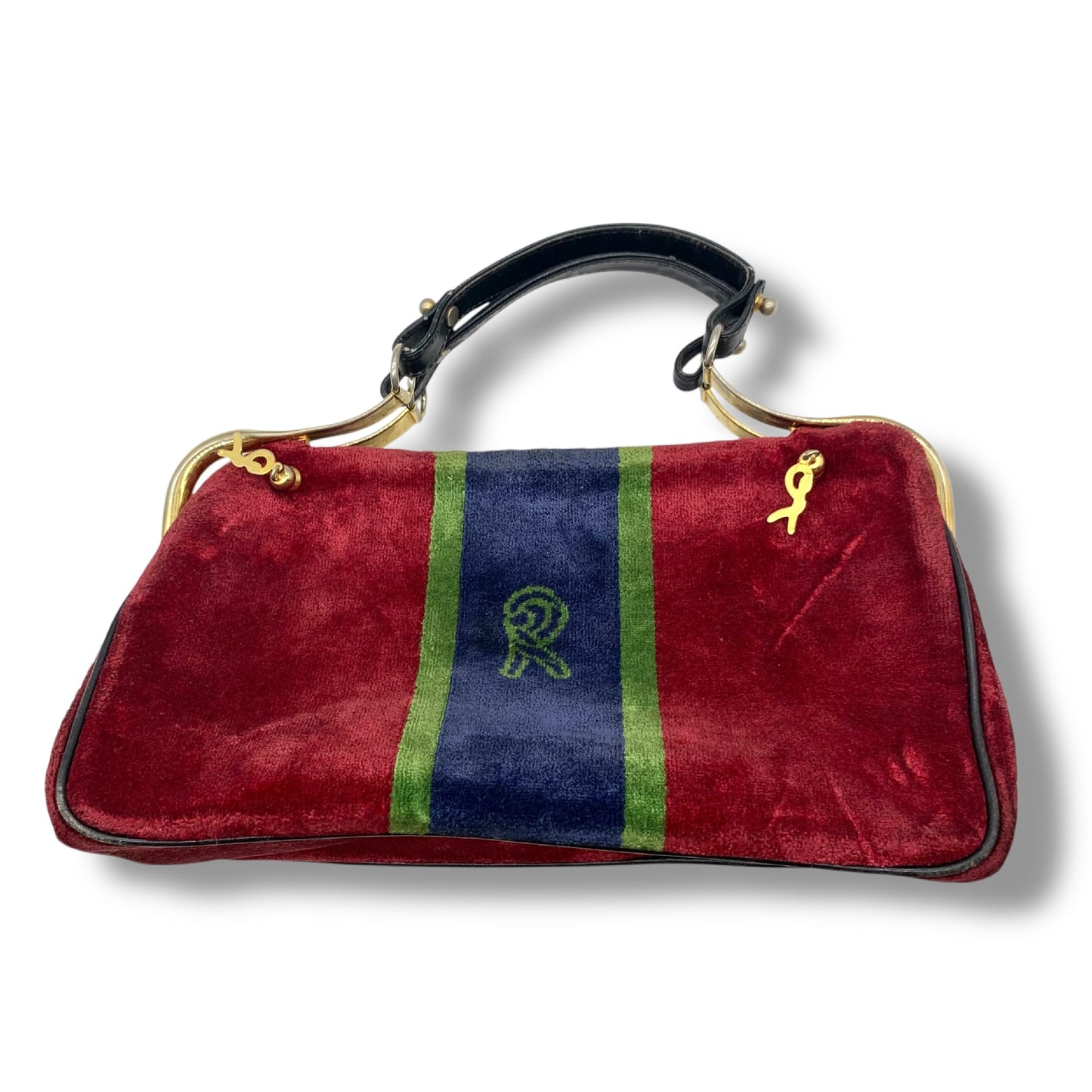 Roberta Camerino handbag with clasp closure