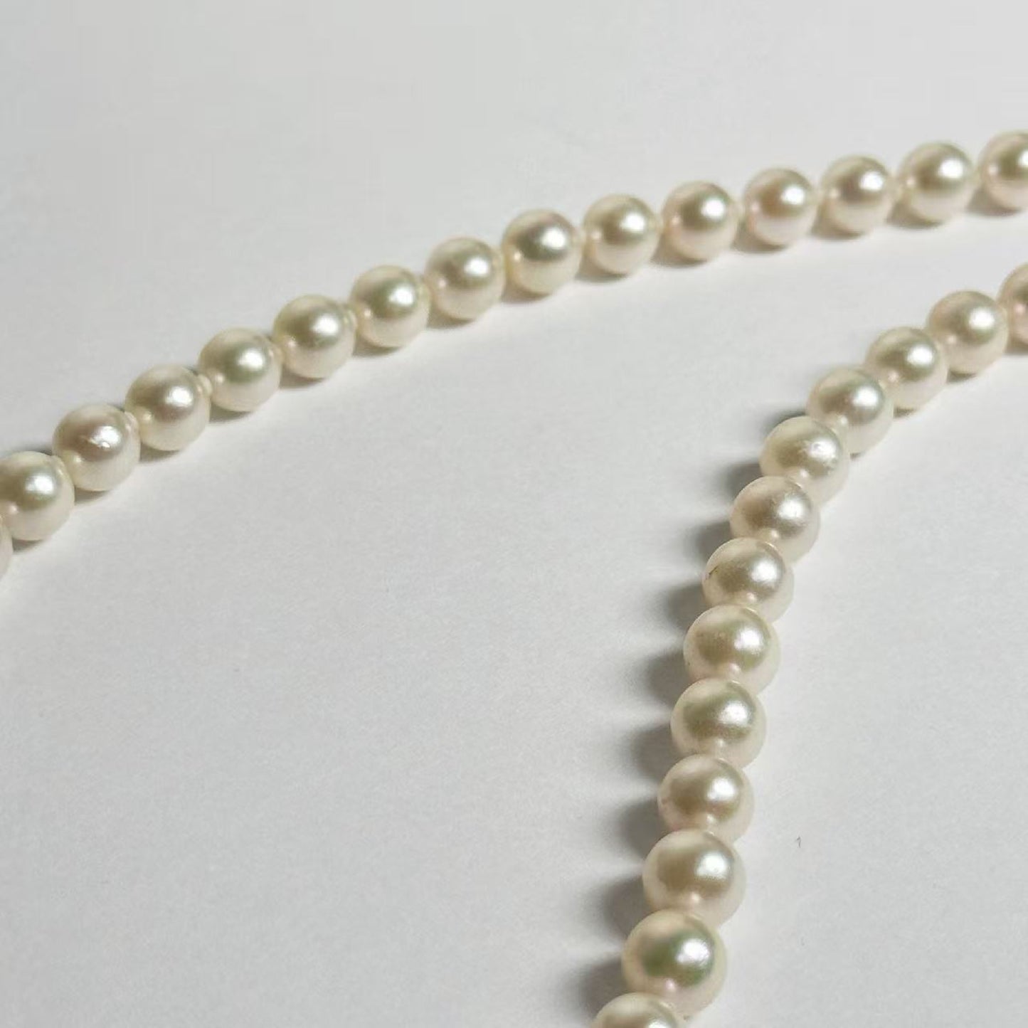 Pearl diameter: approximately 6.6mm-6.9mm, Sterling Silver, 27.1g, Necklace