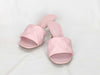 LOUIS VUITTON Revival Line Sandals Monogram Embossed Pink SW0291 34 1/2 Sandals