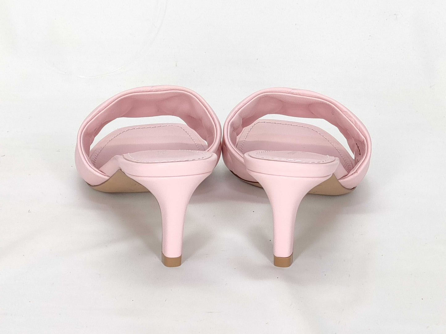 LOUIS VUITTON Revival Line Sandals Monogram Embossed Pink SW0291 34 1/2 Sandals