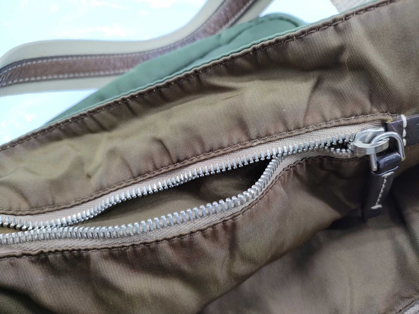 PRADA Nylon Prada Nylon Charm Tote Bag