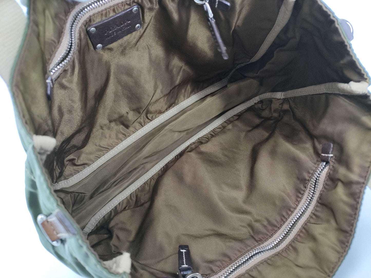 PRADA Nylon Prada Nylon Charm Tote Bag