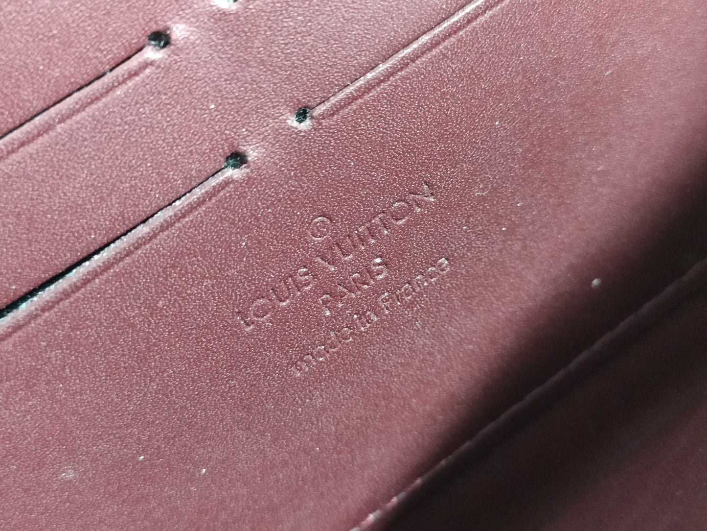LOUIS VUITTON Vernis Zippy Wallet/M93522/SP1170/Vernis/Amaranth/G Hardware Wallet
