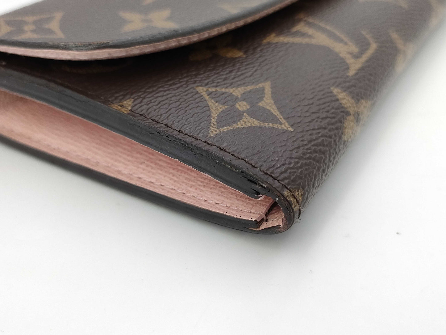 LOUIS VUITTON Monogram Long Wallet Pink Wallet