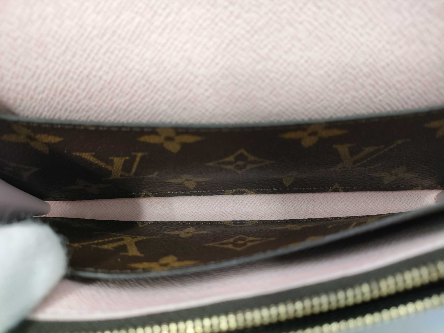LOUIS VUITTON Monogram Long Wallet Pink Wallet