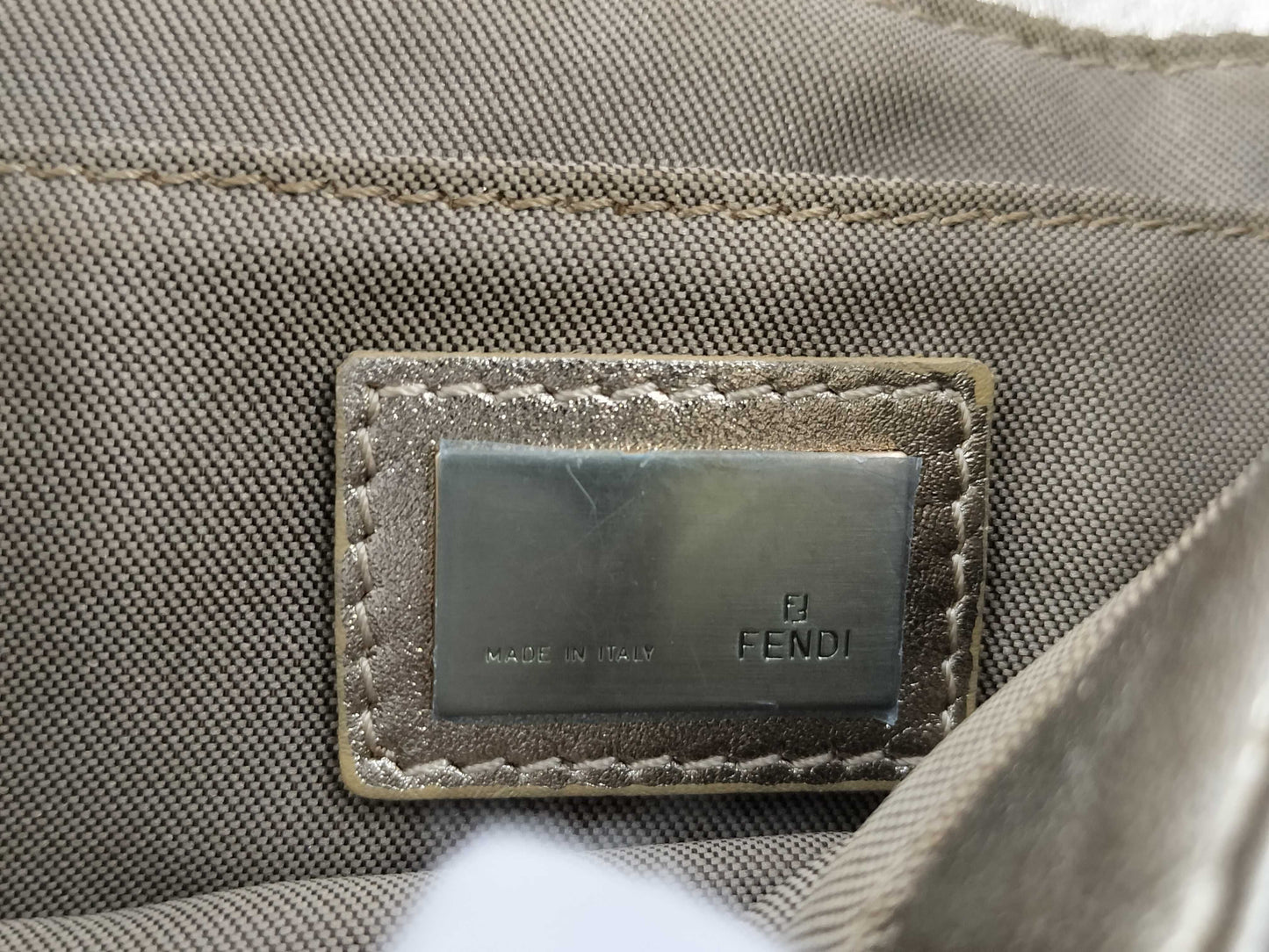 FENDI Zucchino Shoulder Bag