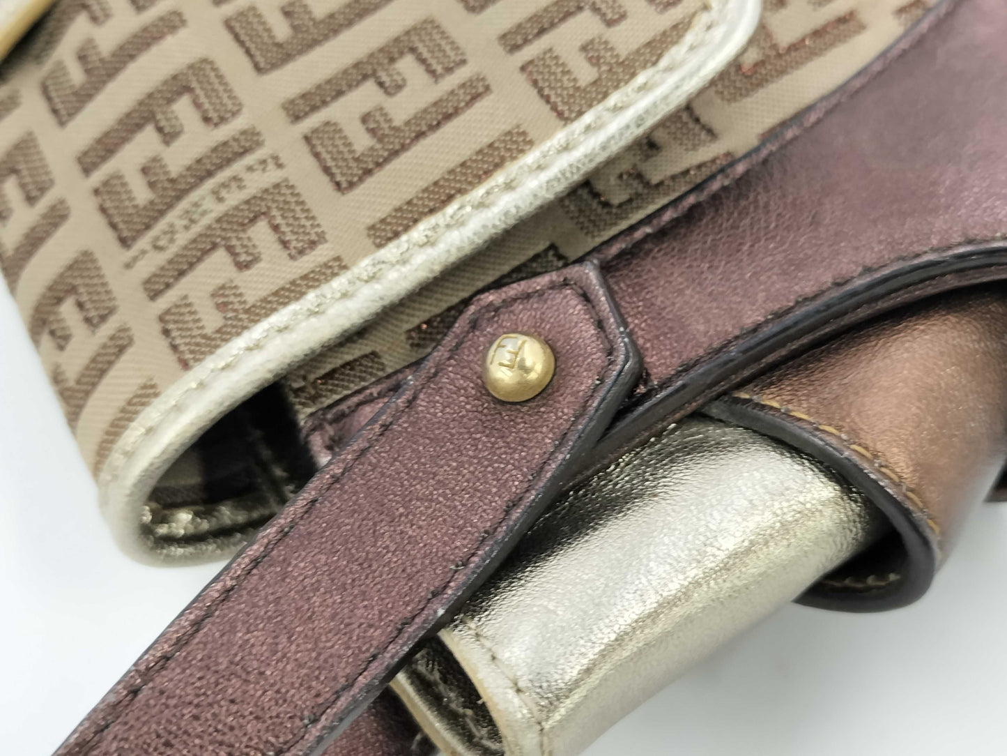 FENDI Zucchino Shoulder Bag