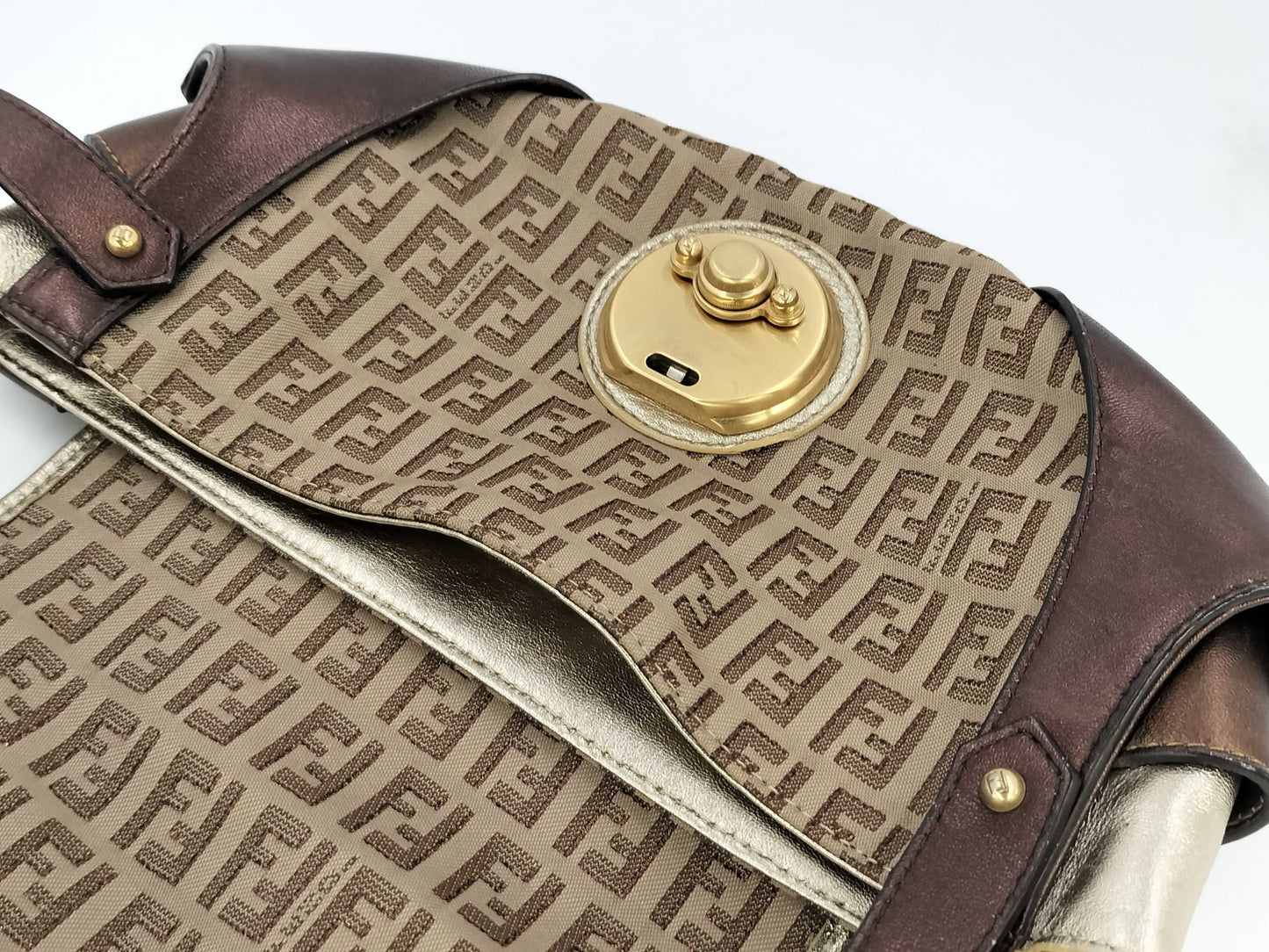 FENDI Zucchino Shoulder Bag