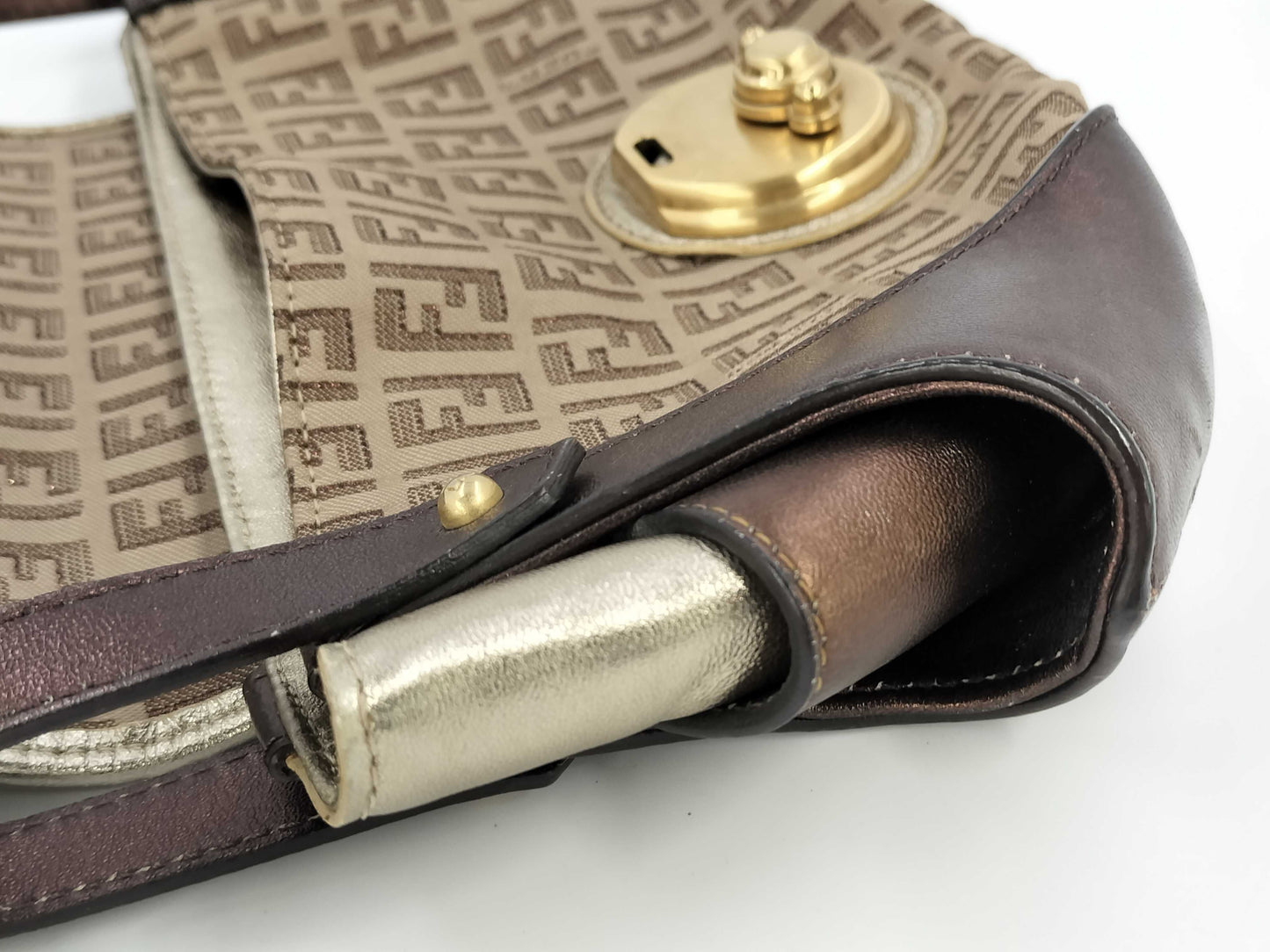 FENDI Zucchino Shoulder Bag