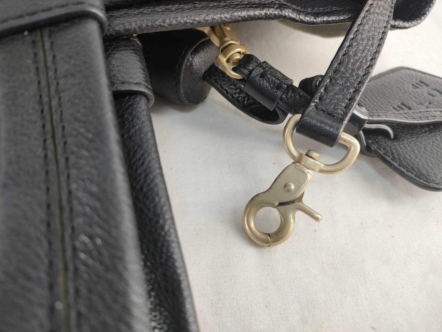 SEE BY CHLOE See by Chloe Tote Bag, Canvas and Leather, A4 Size, Gold Hardware