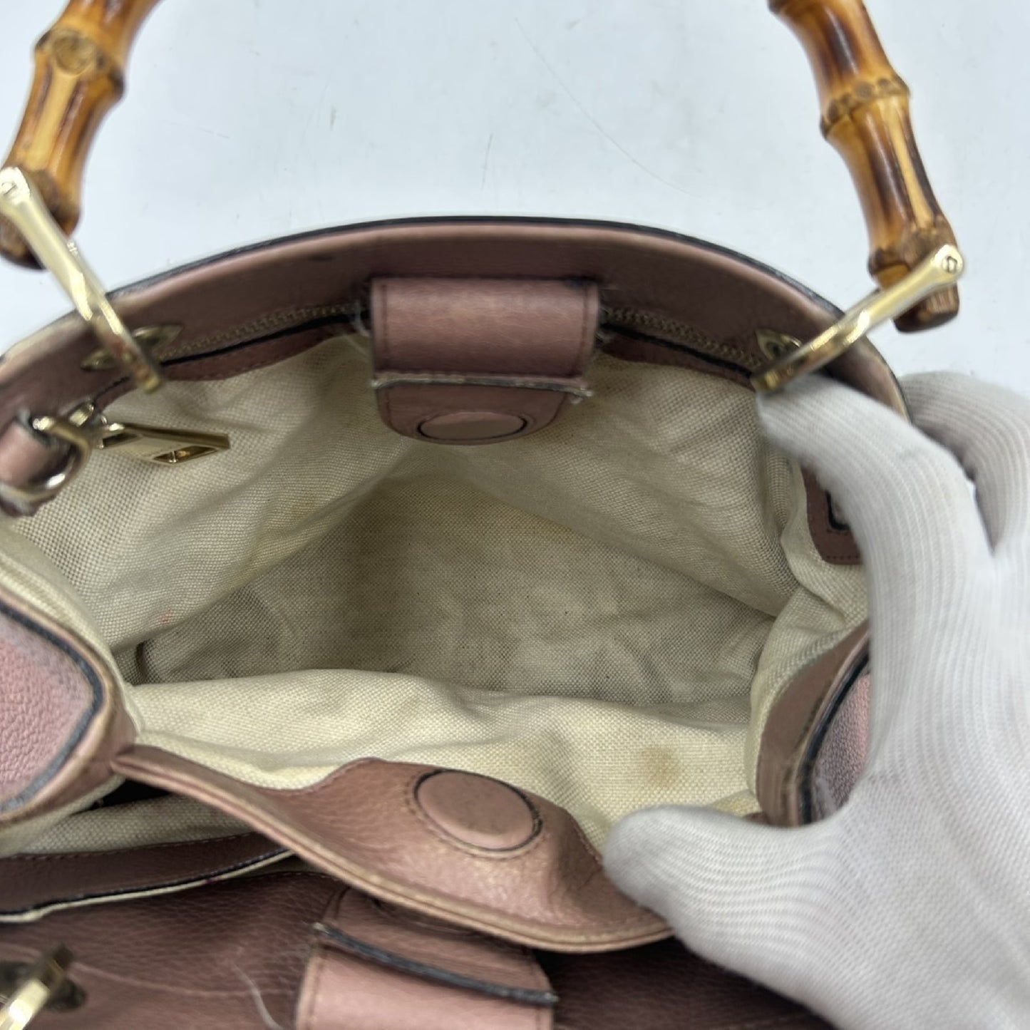 GUCCI Bamboo Tote Bag Shoulder Bag Tote Bag