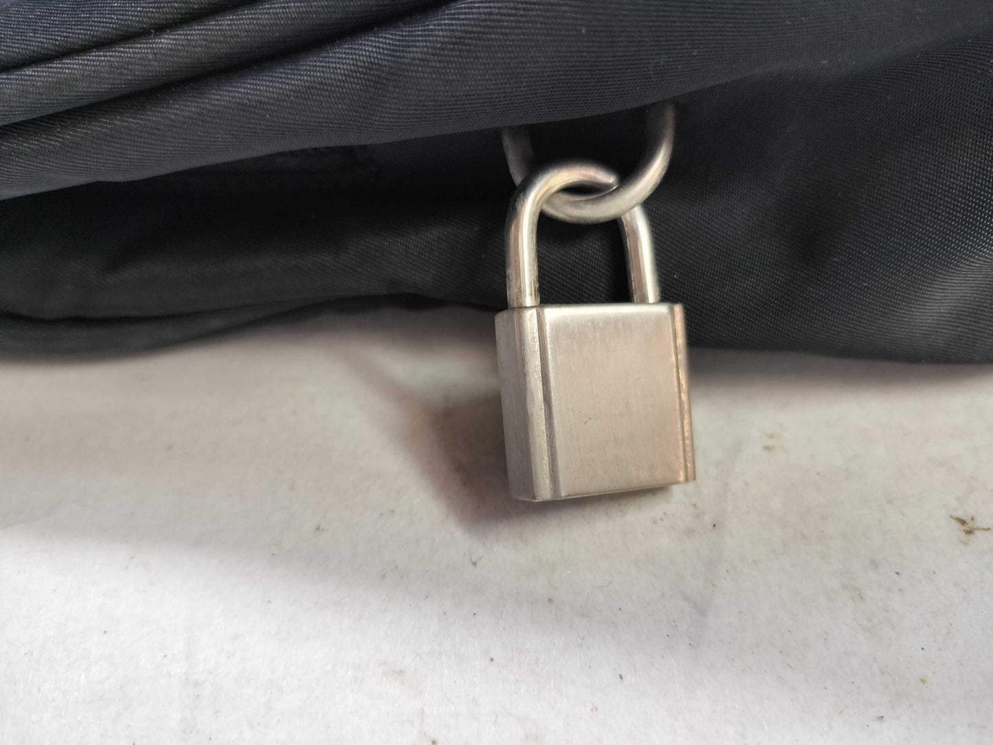 PRADA Nylon Prada Handbag Black Men's Tote Bag