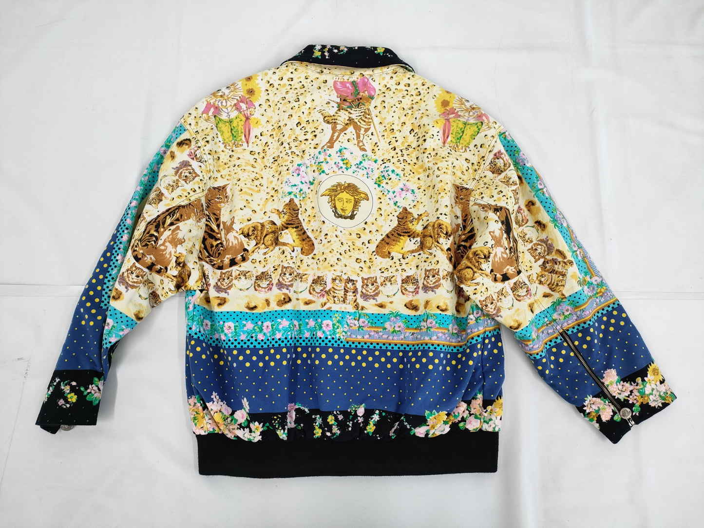 VERSACE CAT Medusa Print Jumper, Size L