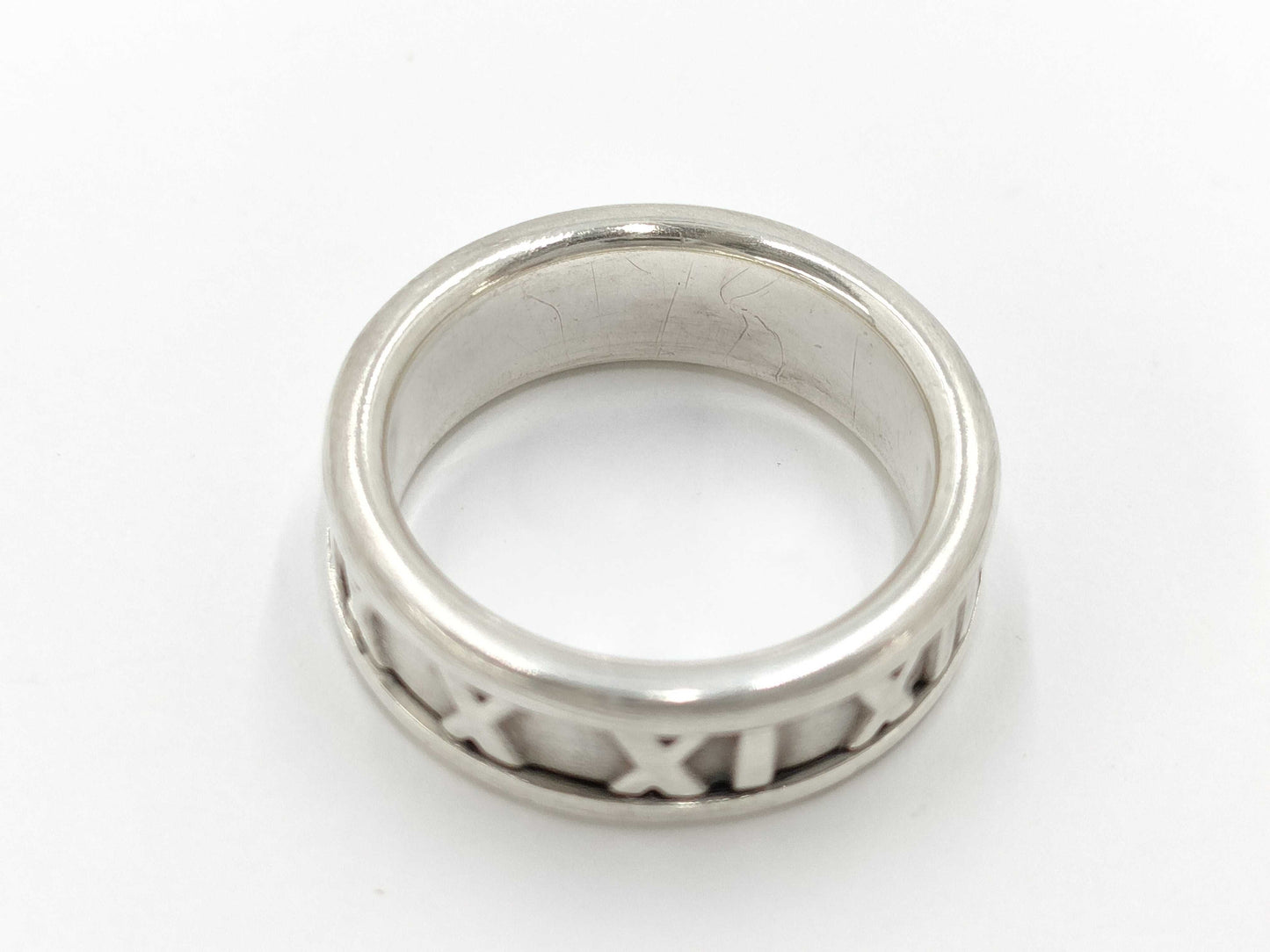 Tiffany & Co. Tiffany Atlas Ring, 925 Silver, 6.2g