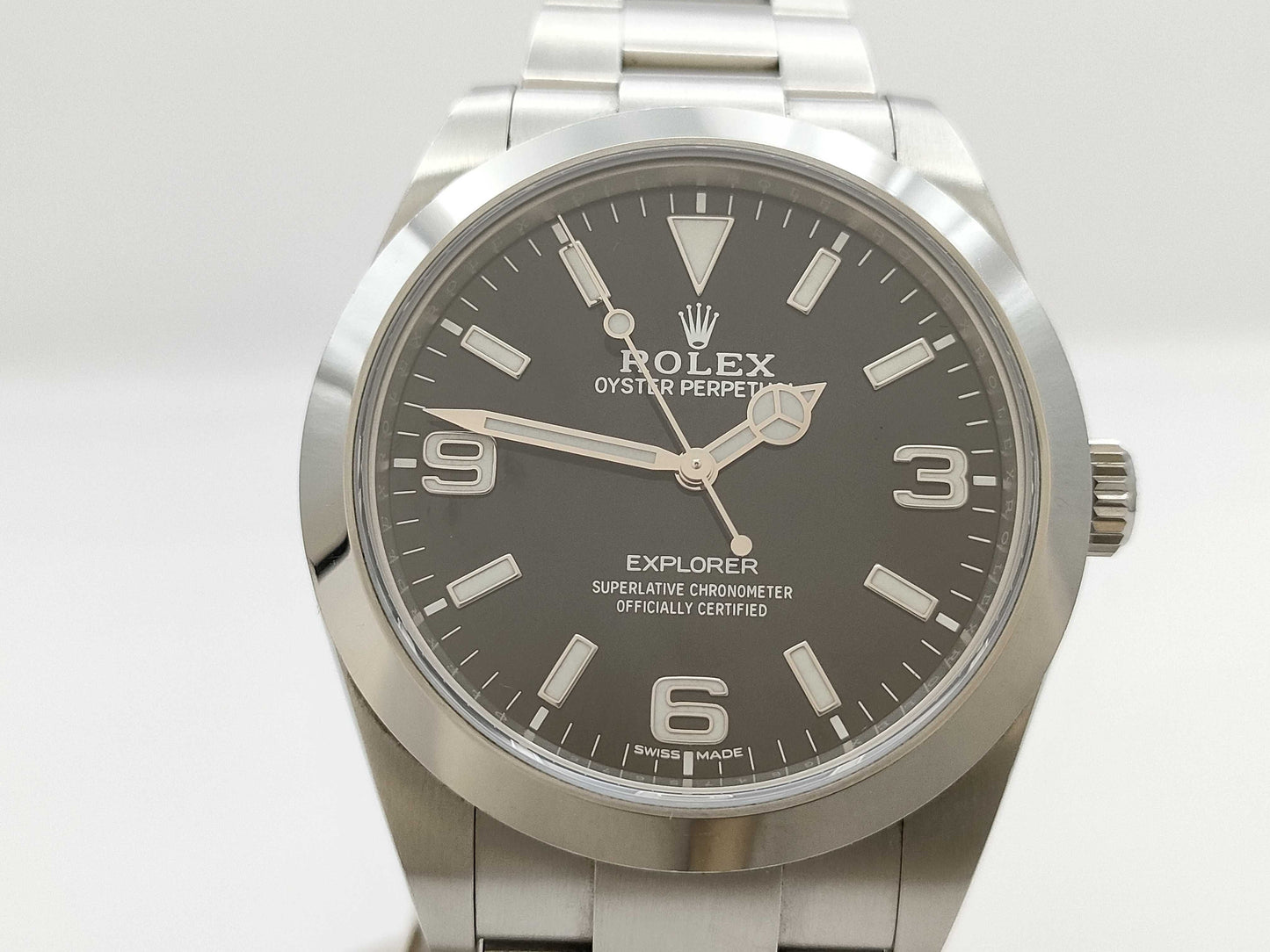 ROLEX Explorer I 214270 G647S676 Black Dial Men's Watch