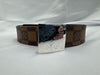 LOUIS VUITTON LV Damier Silver Buckle Santur Belt