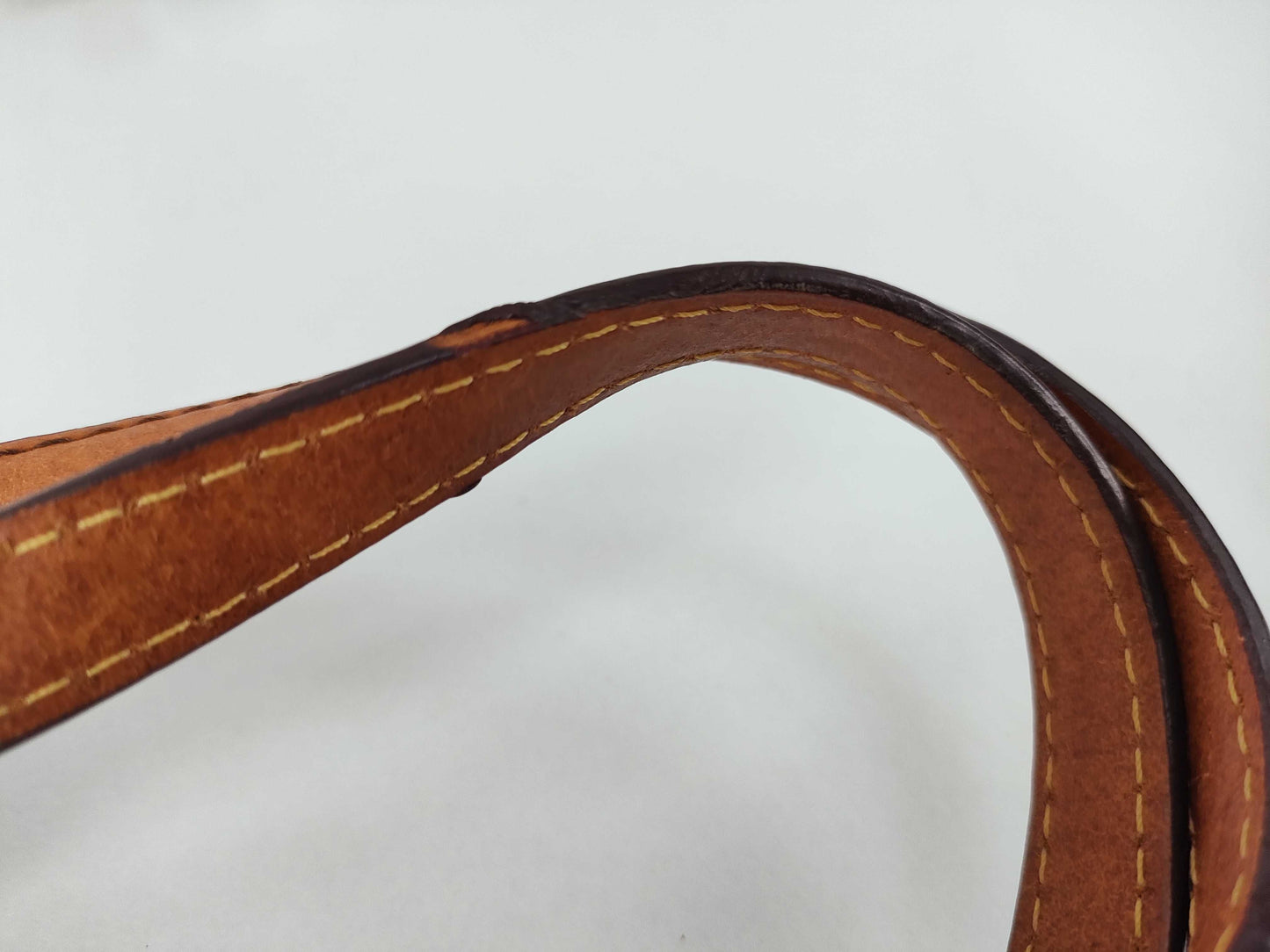 COACH Leather Handbag 10135 Black x Brown Handbag