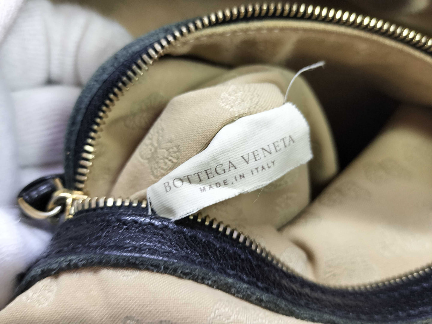 BOTTEGA VENETA Intrecciato BOTTEGA VENETA NODINI Intrecciato Shoulder Bag Black