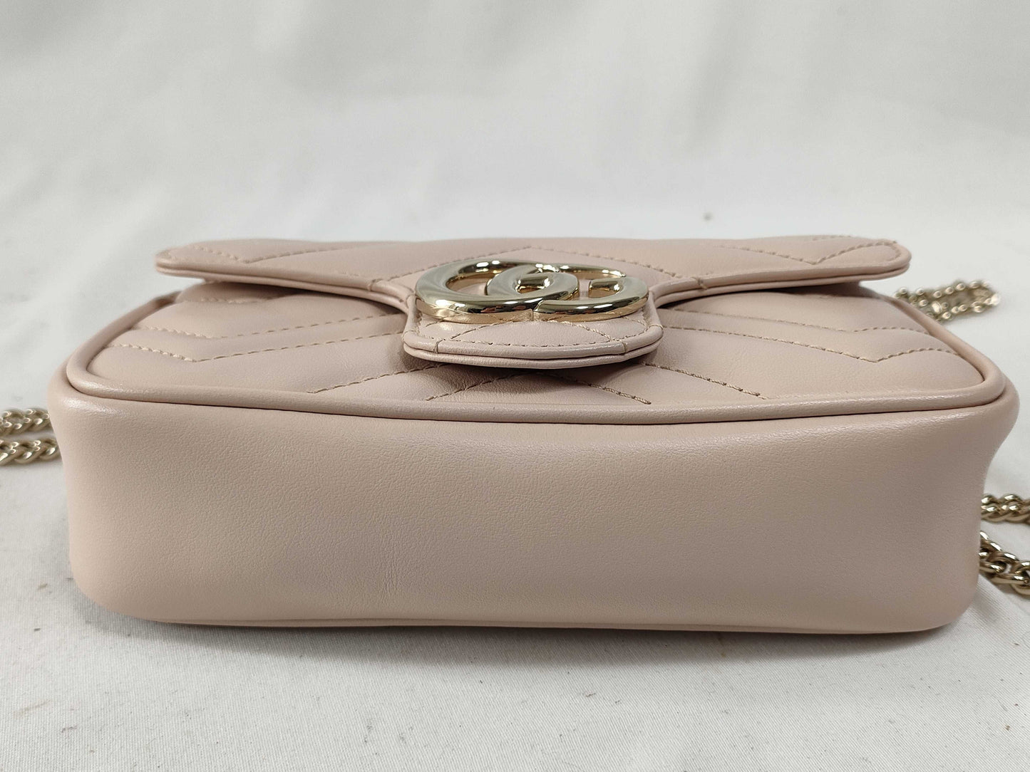 GUCCI GG Marmont Leather Chain Shoulder Bag 476433 525040 Shoulder Bag