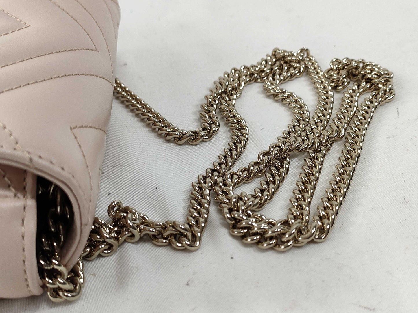 GUCCI GG Marmont Leather Chain Shoulder Bag 476433 525040 Shoulder Bag