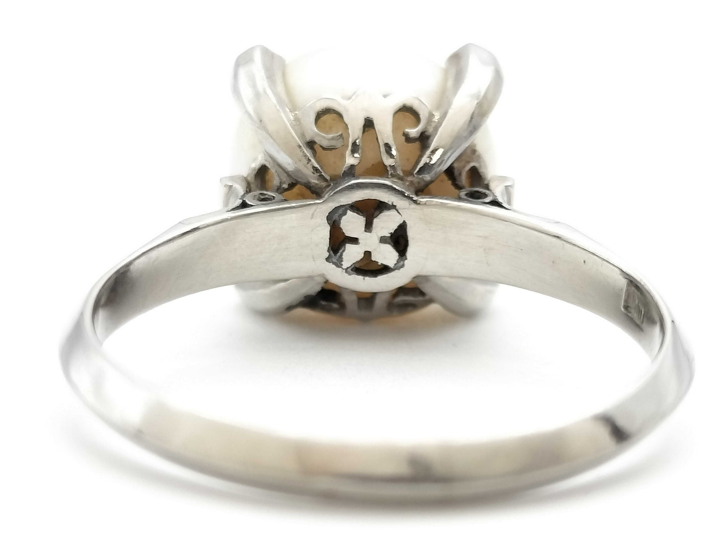Pearl diameter: Approx. 10.2mm, PT900, 5.6g, Ring
