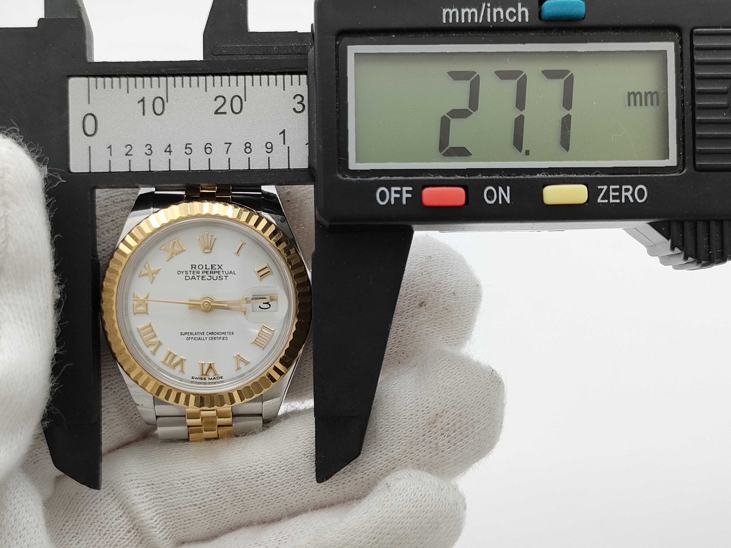 ROLEX 279173 0D00Q727 White Roman Women's Watch