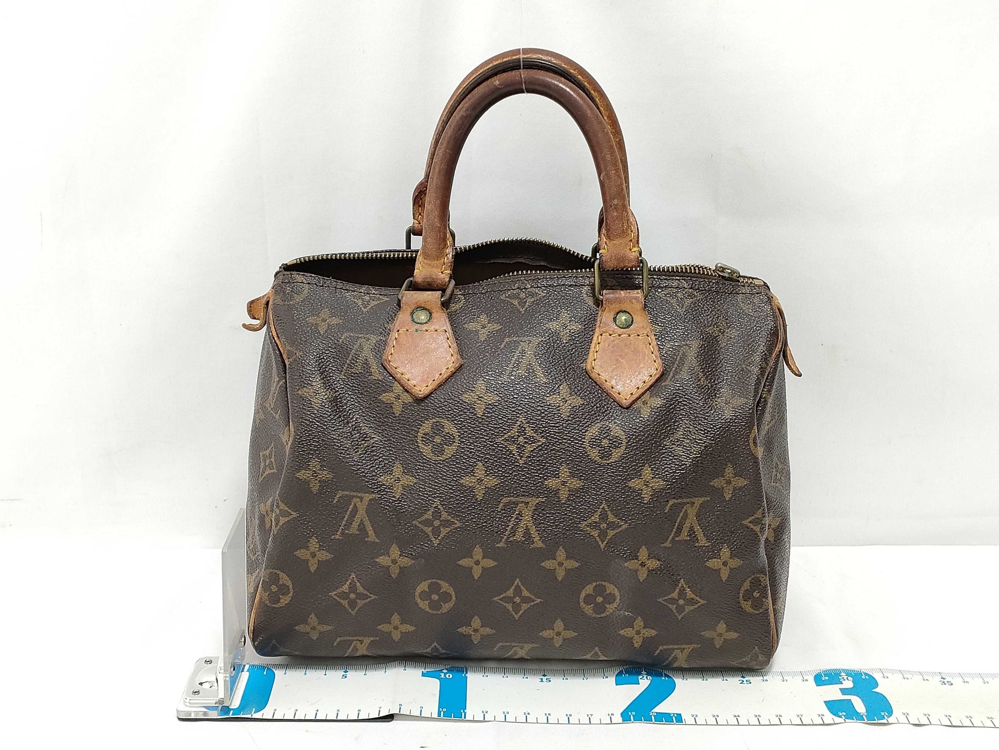 LOUIS VUITTON Monogram Speedy 25 M41528 MI8901 Handbag