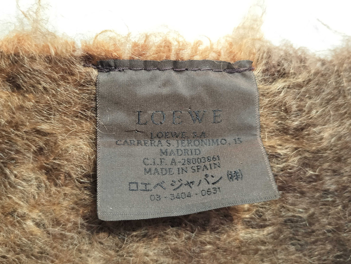 LOEWE ANAGRAM SCARF
