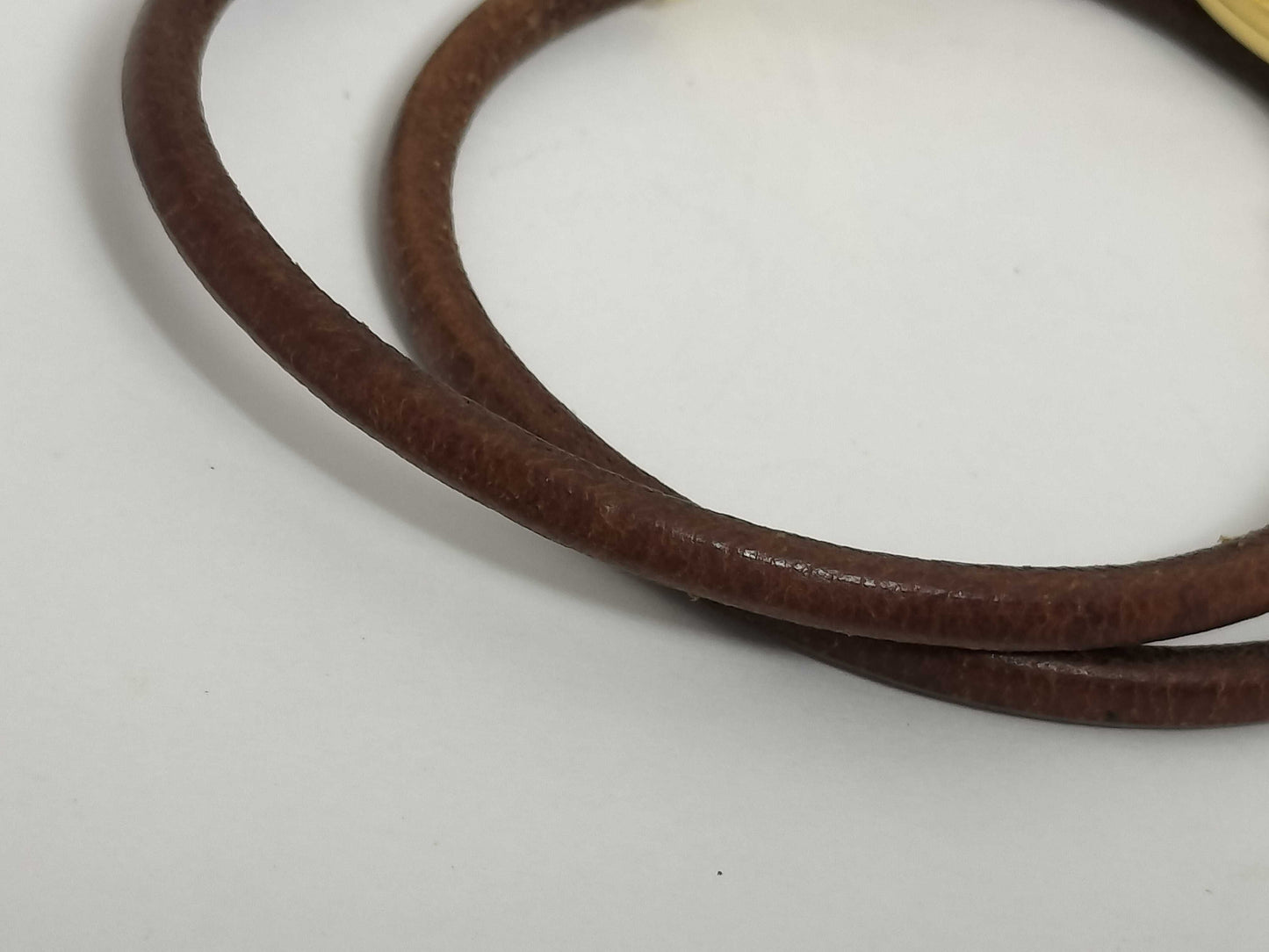 HERMES Jumbo Bracelet Leather Bangle
