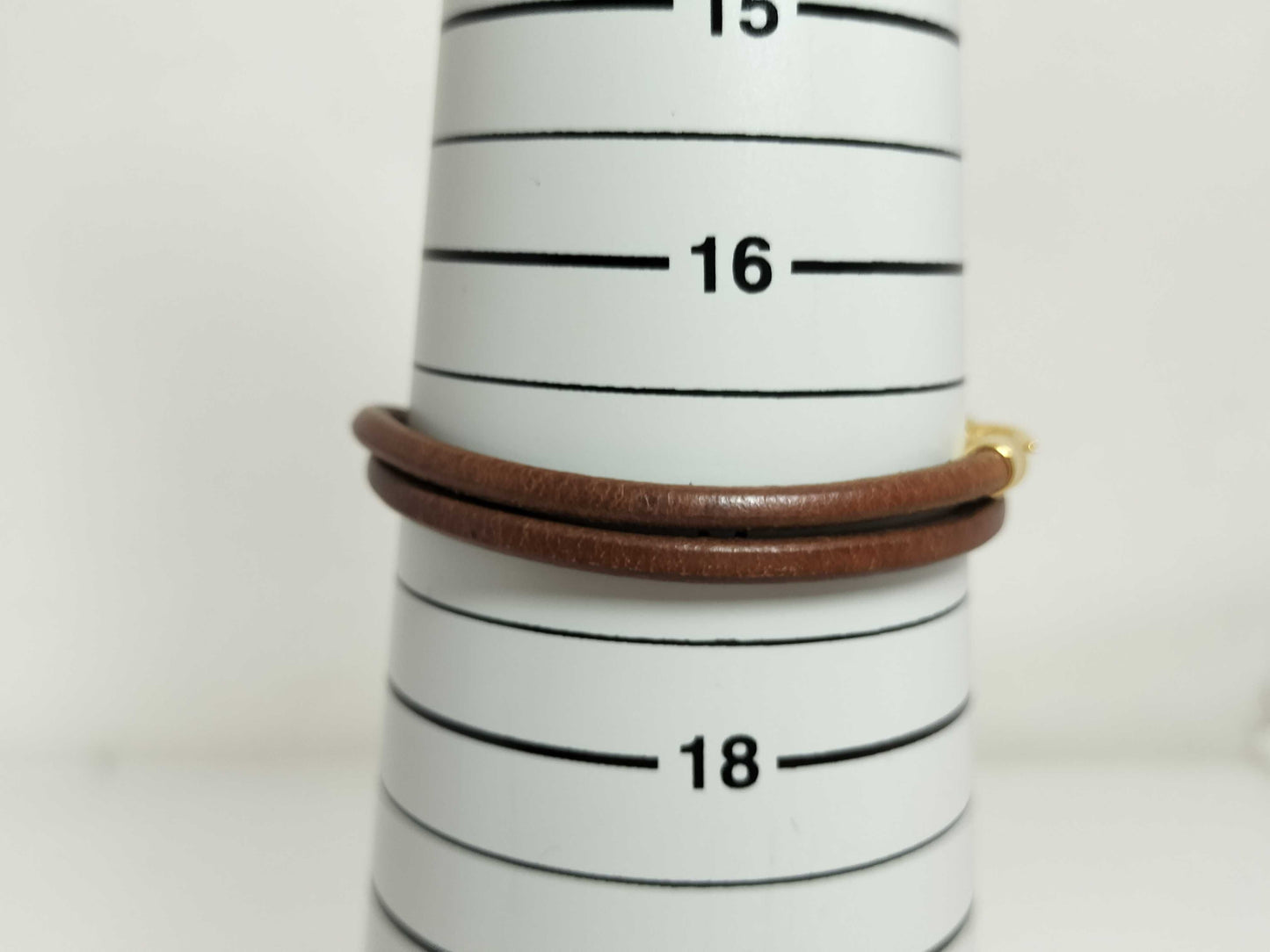 HERMES Jumbo Bracelet Leather Bangle