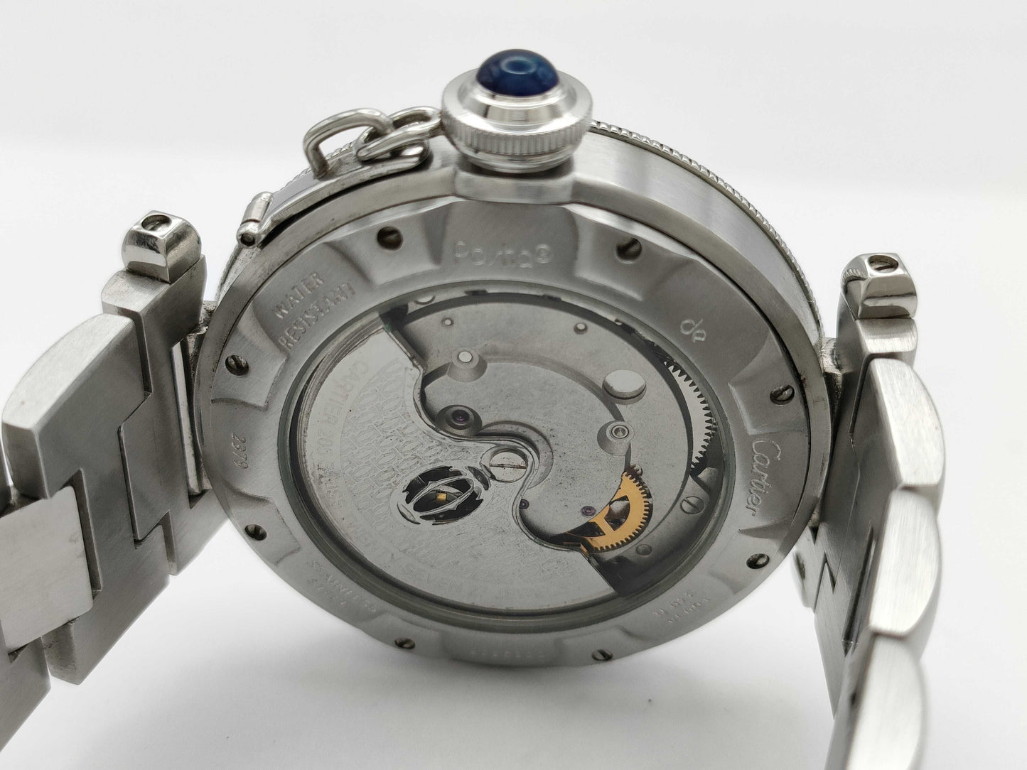 Cartier Pasha Grid W31040H3 2379 90266CD Automatic Men's Watch