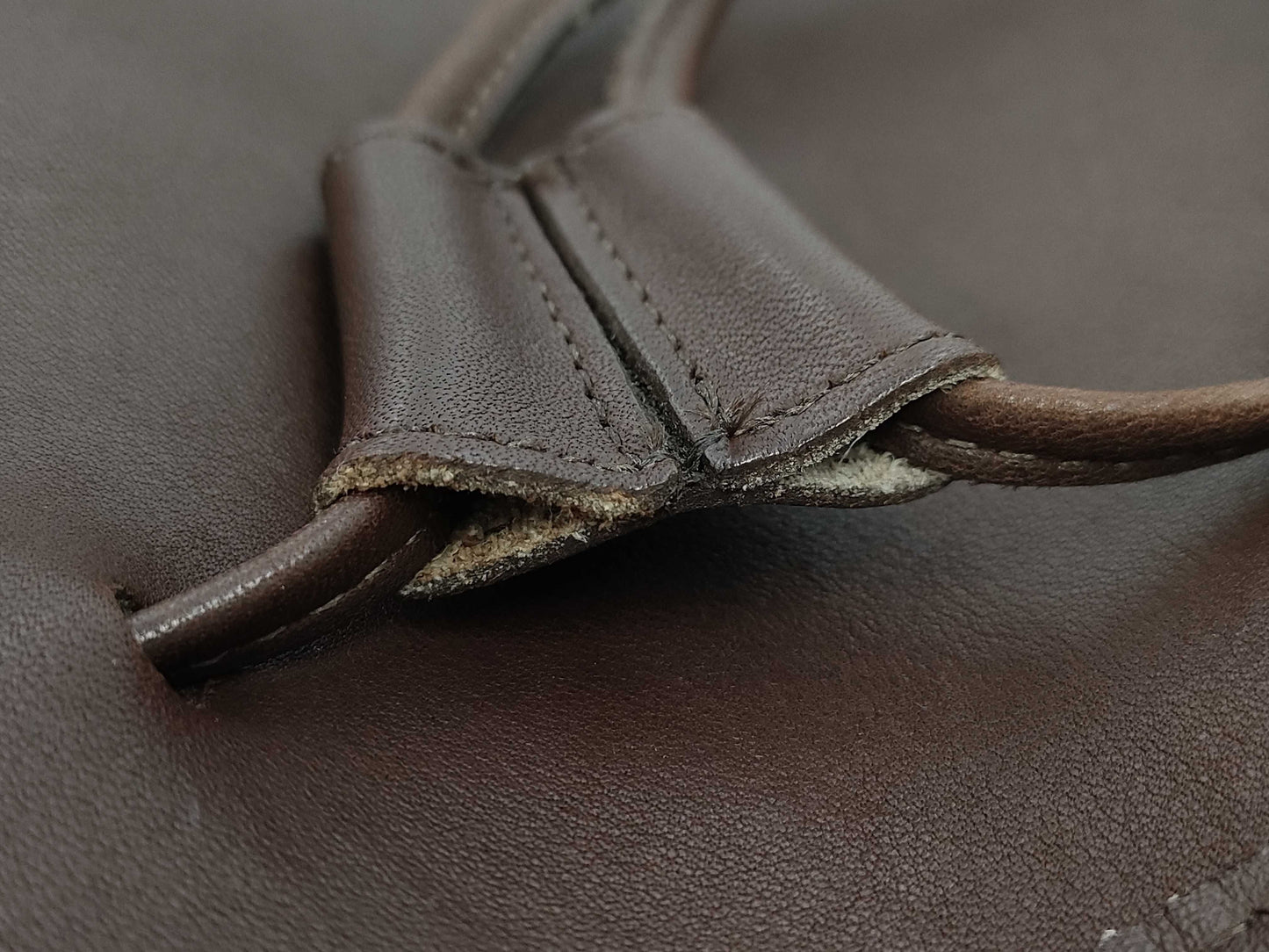 COACH Shoulder Bag, Drawstring, Leather, Brown