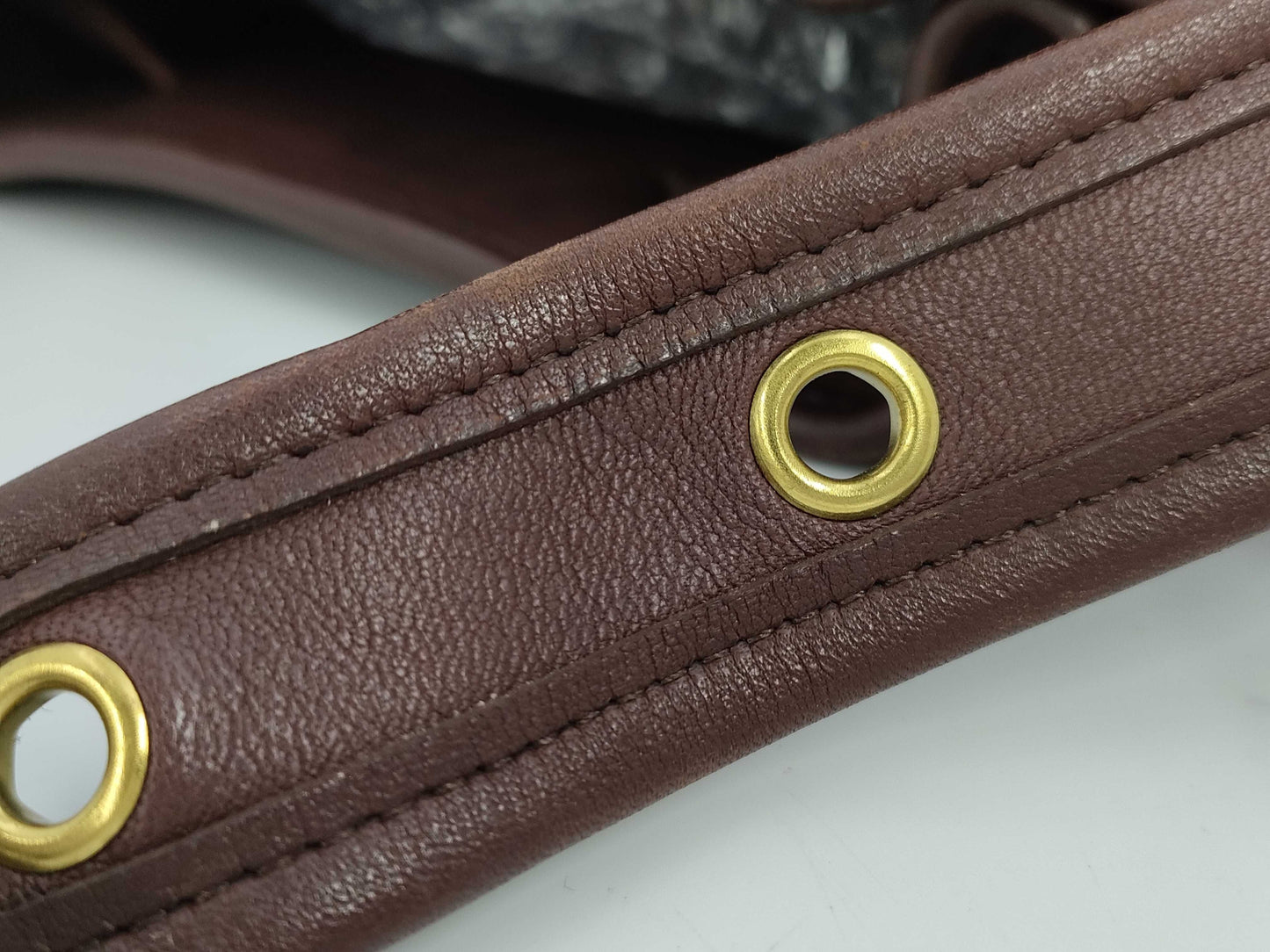 COACH Shoulder Bag, Drawstring, Leather, Brown