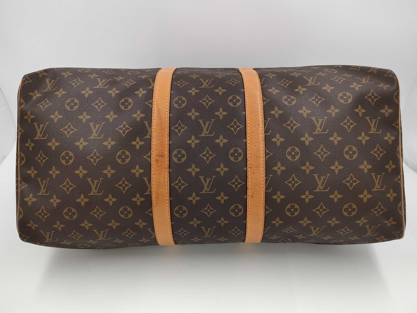 LOUIS VUITTON Monogram Keepall 55 Boston Bag M41424/MI8906