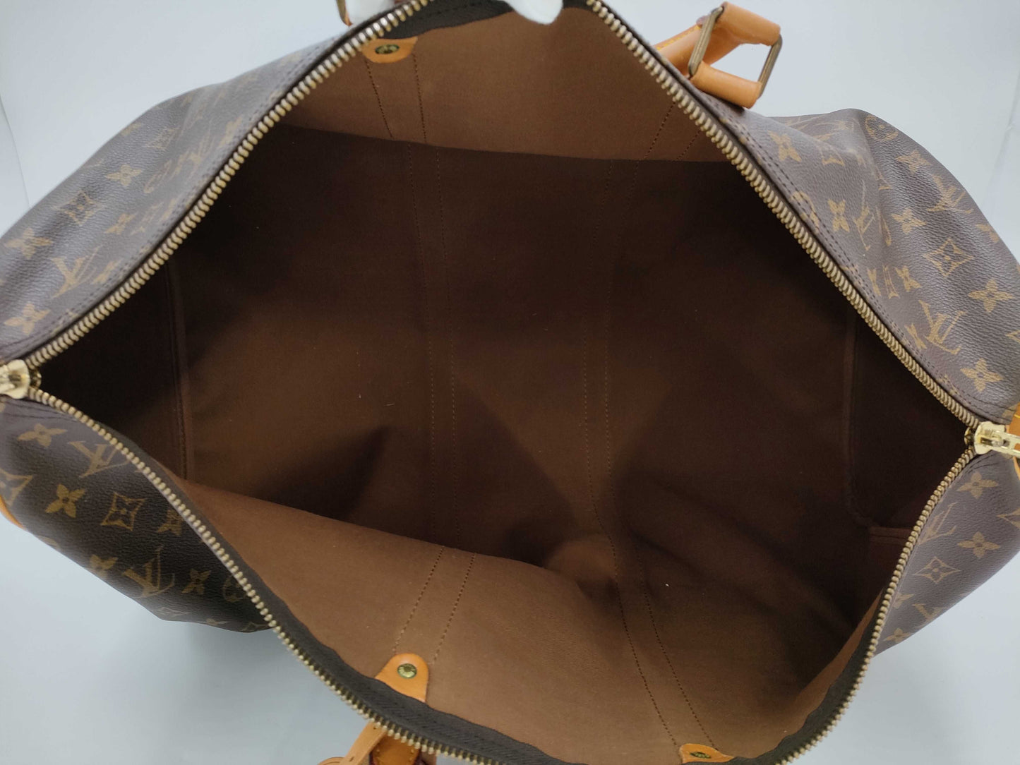 LOUIS VUITTON Monogram Keepall 55 Boston Bag M41424/MI8906