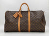 LOUIS VUITTON Monogram Keepall 55 Boston Bag M41424/MI8906