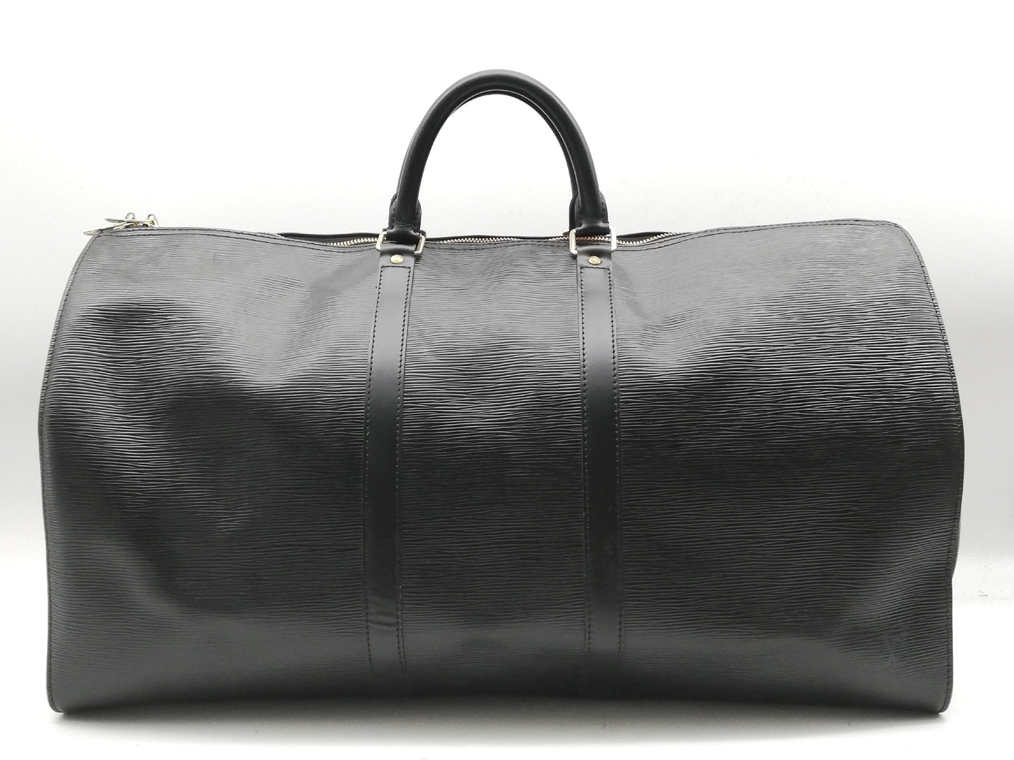 LOUIS VUITTON Epi Keepall 55 M59142 Noir Boston Bag