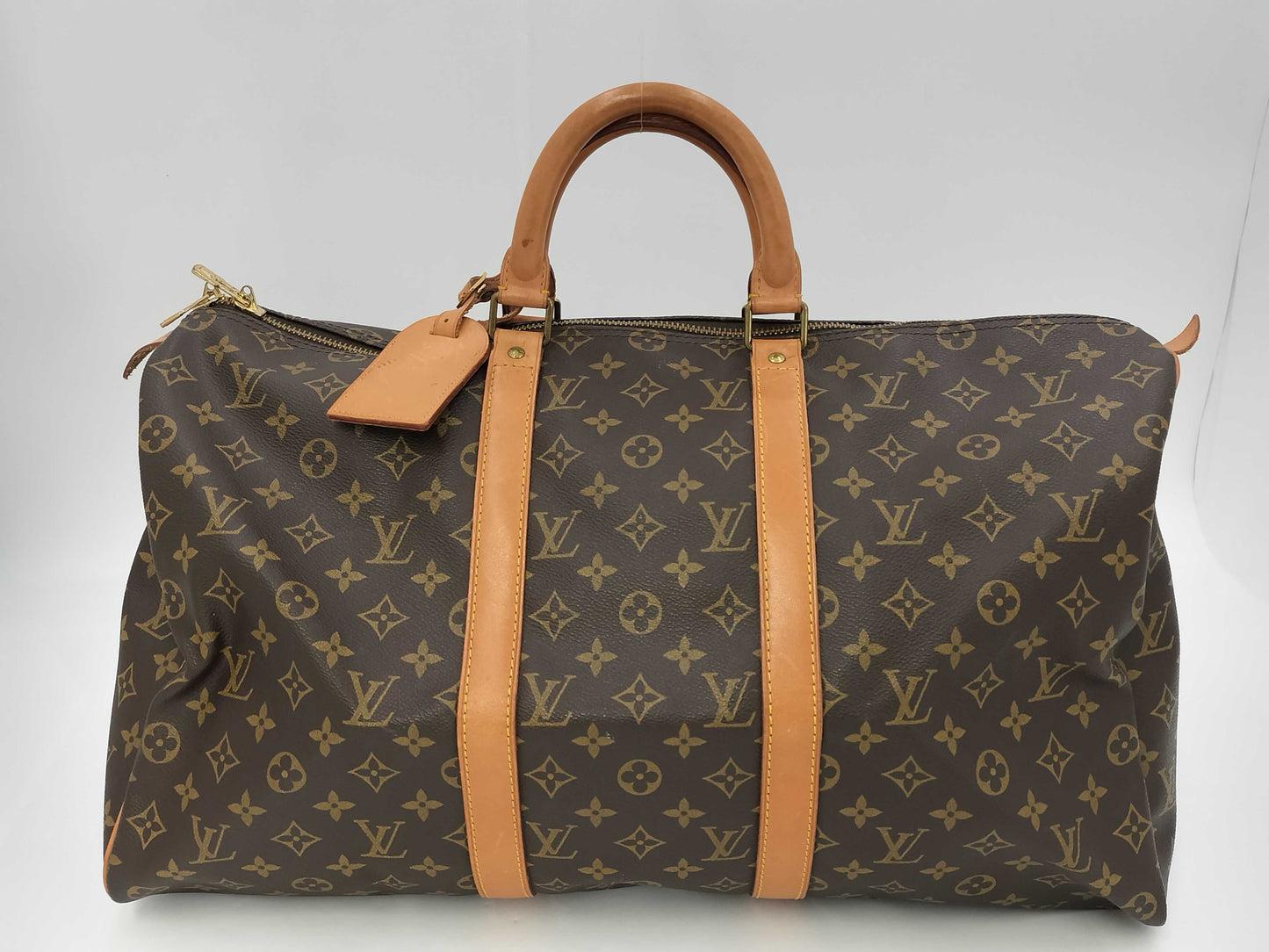 LOUIS VUITTON Monogram Keepall 50 Boston Bag