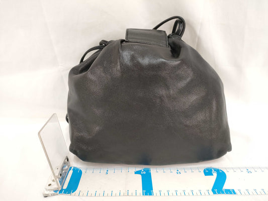 LOEWE LOEWE Shoulder Bag Anagram Black Drawstring Shoulder Bag