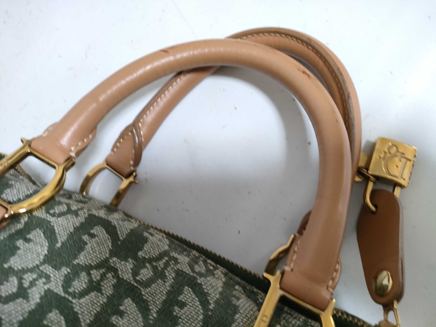 Dior Trotter Boston Bag with D-shaped hardware
