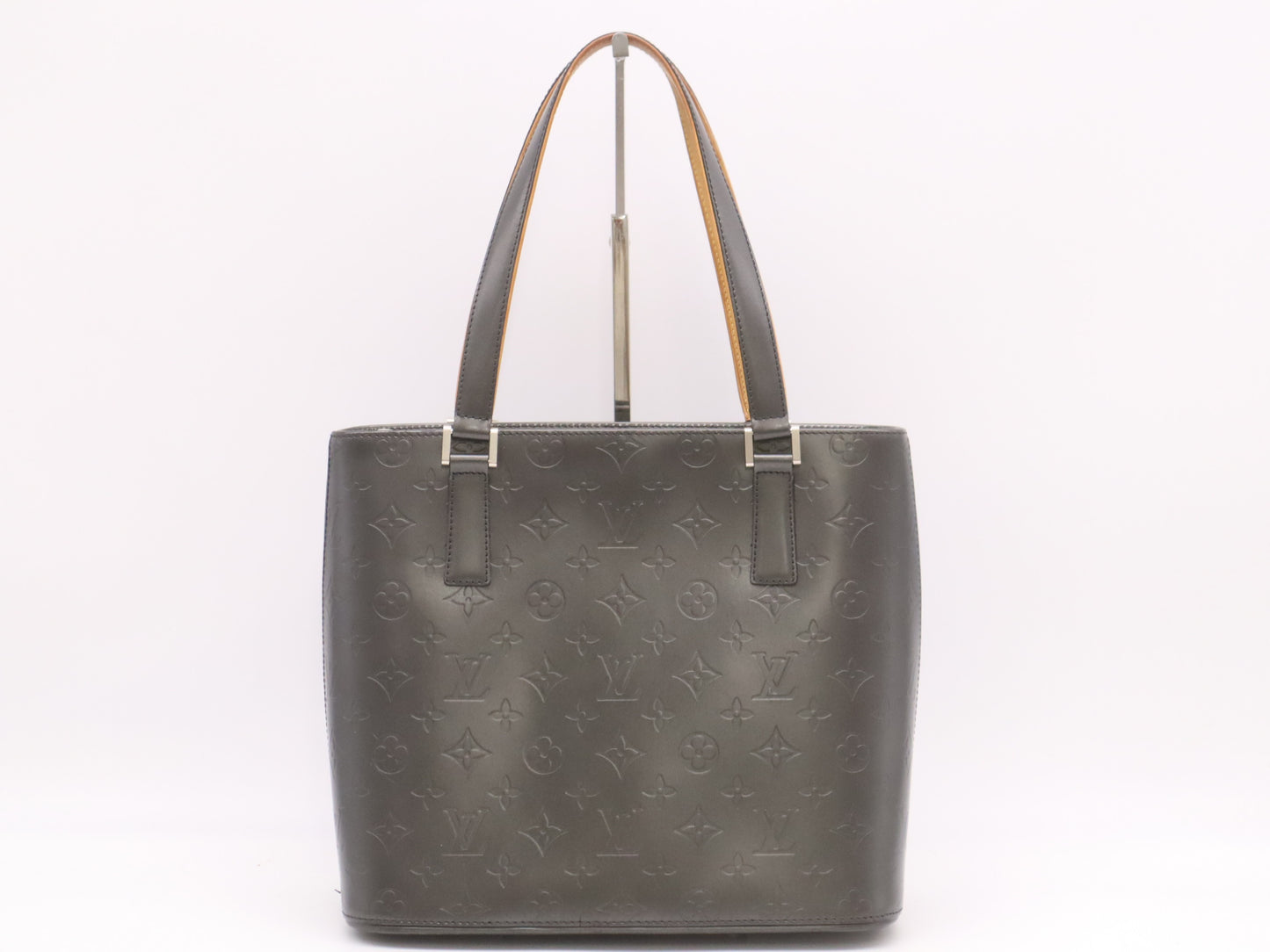 LOUIS VUITTON M55112 Monogram Matte Stockton Noir Tote Bag