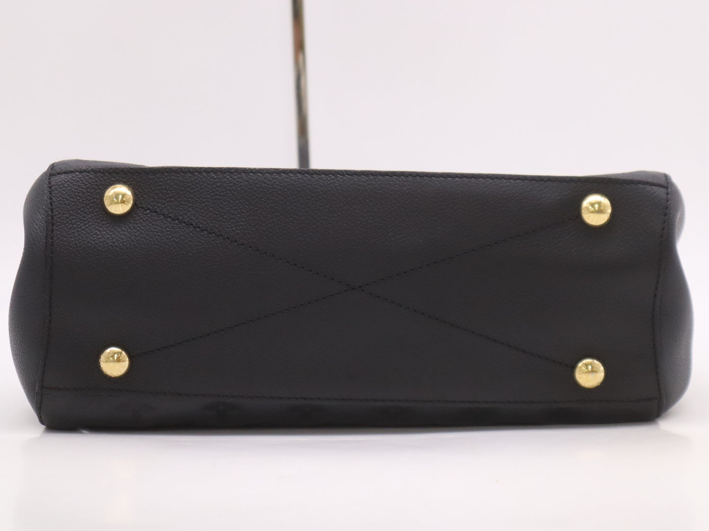 LOUIS VUITTON M41048 Unplanted Montaigne MM Noir TR3184 Handbag with Shoulder Strap, Crochette, Poignier, Cadena Keys x2