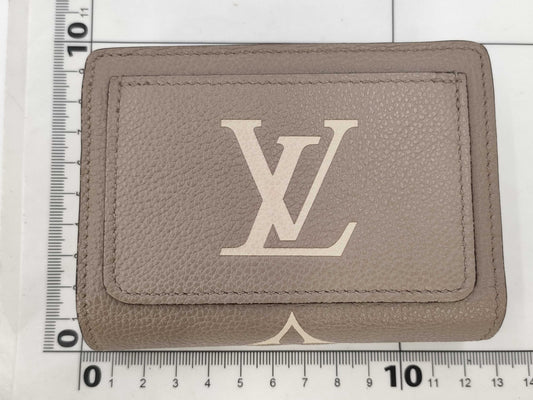 LOUIS VUITTON Monogram Empreinte Portefeuille Claire M82370 with box, dust bag, instruction manual, tag, and wallet