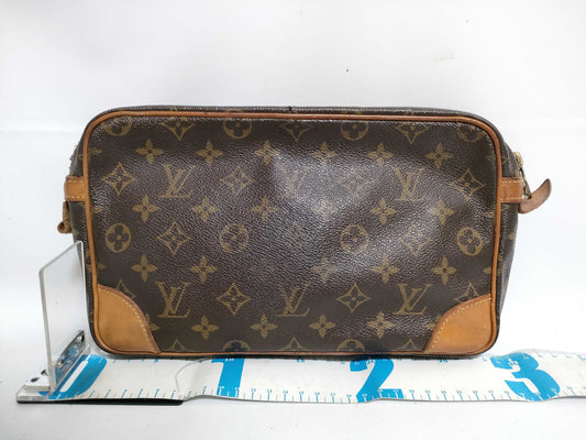 LOUIS VUITTON Monogram Compiègne 28 Clutch Bag/Second Bag M51845 Second Bag