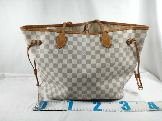 LOUIS VUITTON Azur Neverfull MM AR0110 Tote Bag