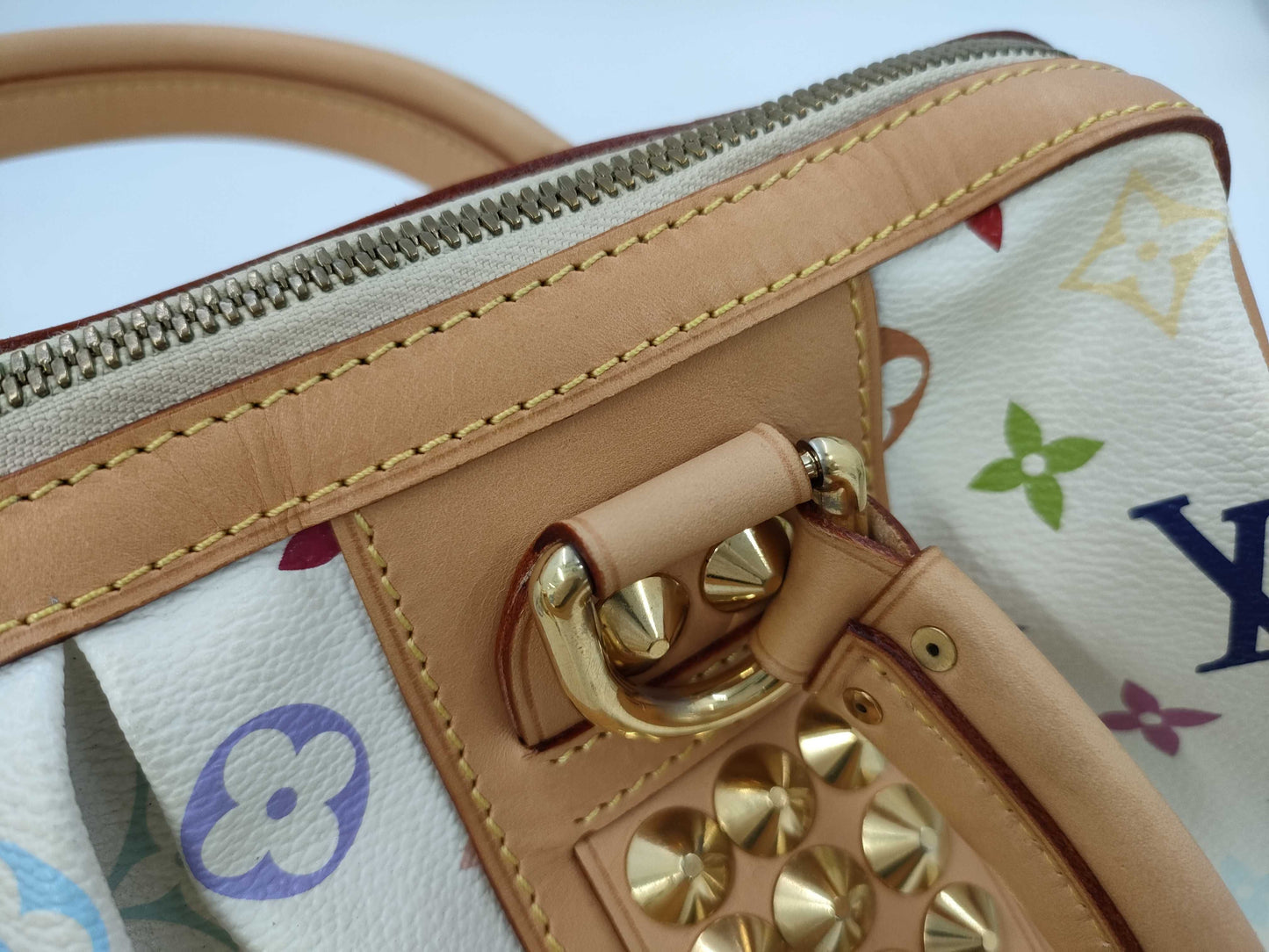 LOUIS VUITTON LV Monogram Multicolore Courtney Handbag in Brown