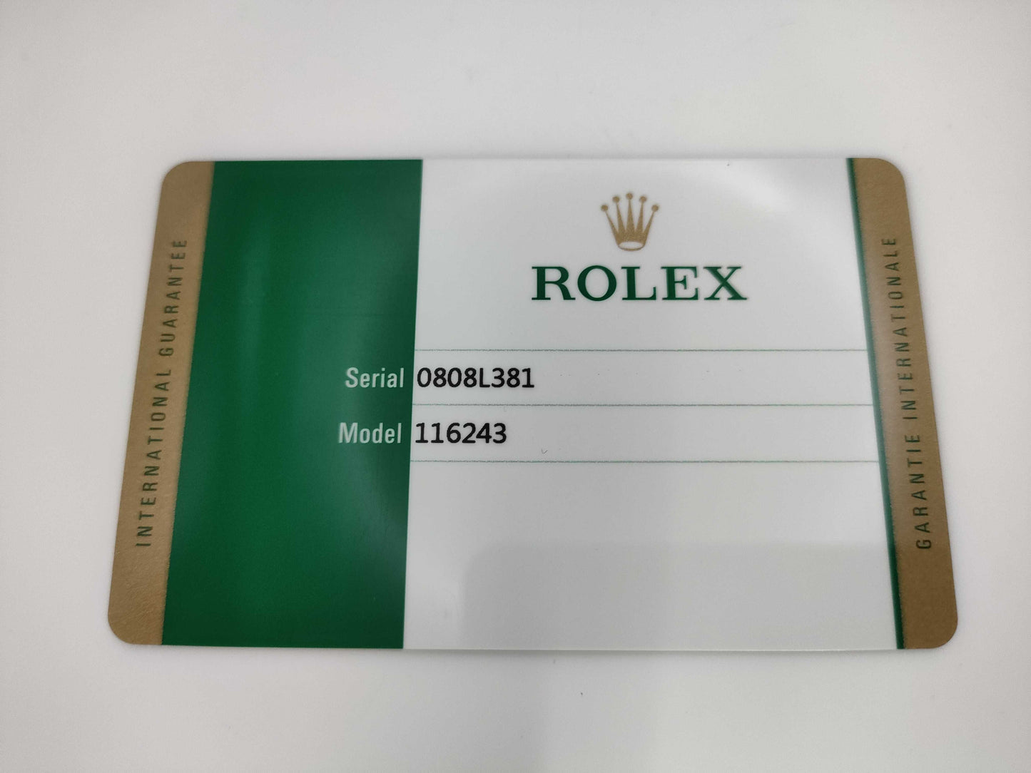 ROLEX 116243G 0808L381 Silver Horicon Men's Watch