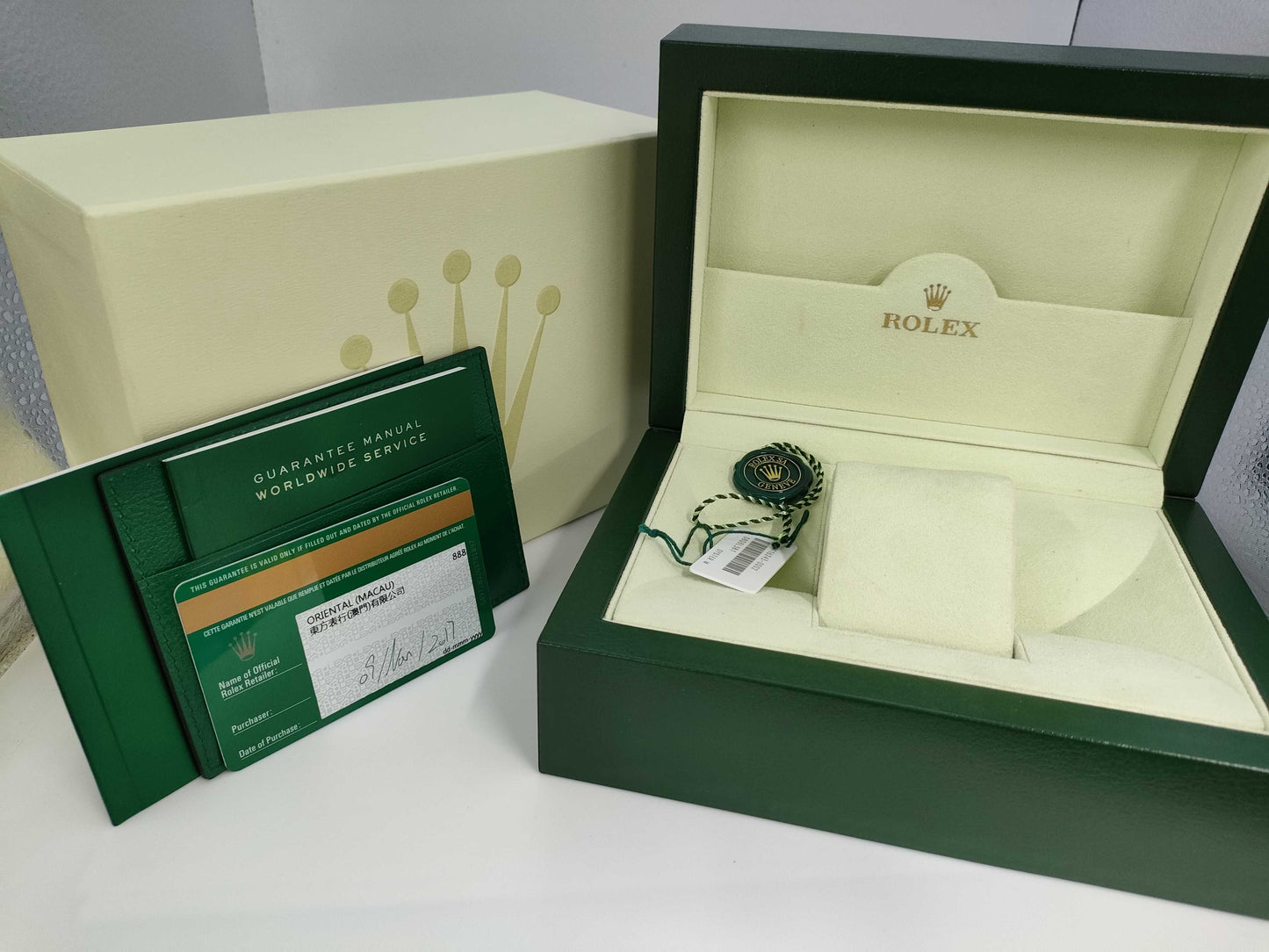 ROLEX 116243G 0808L381 Silver Horicon Men's Watch