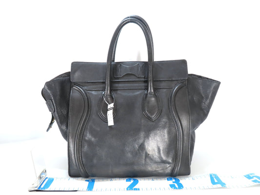 CELINE Luggage Shopper Black Handbag